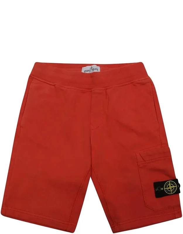 Compass-badge High Waist Shorts