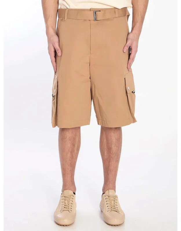 Jacquemus Le Cargo Bermuda Shorts 82% Cotton, 18% Linen