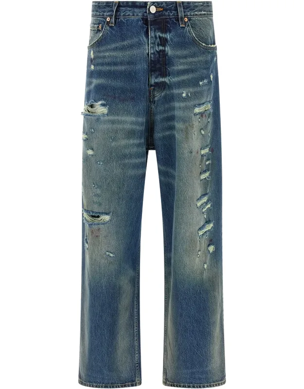 Distressed Baggy Jeans