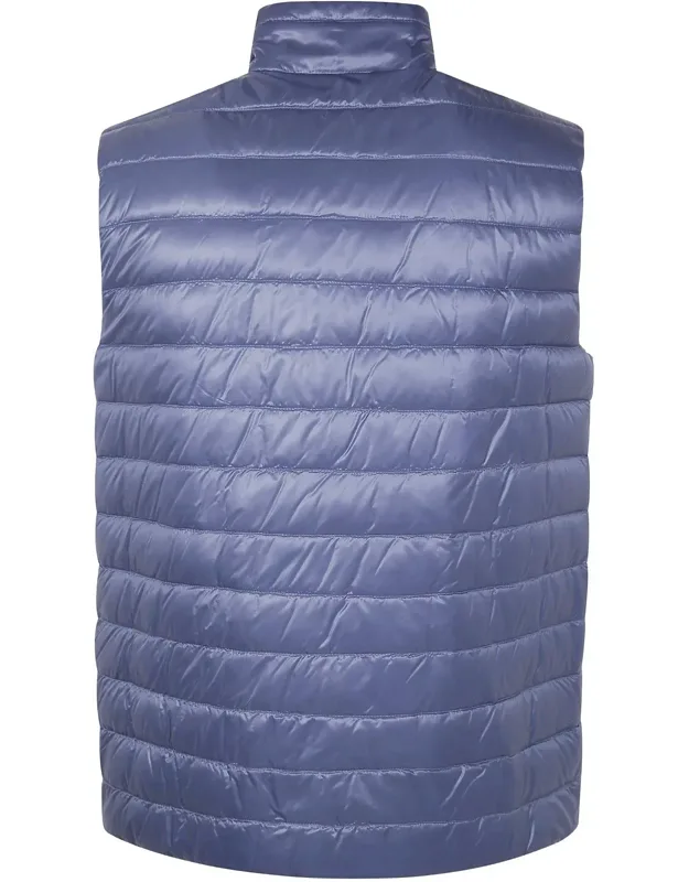 Zipped Quilted Reversible Down Gilet