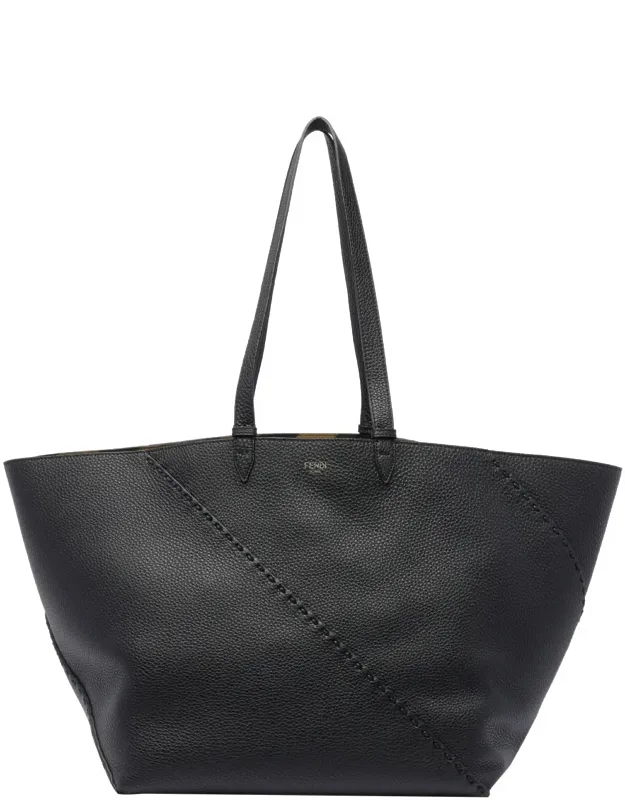 Large Diagonal Selleria Shopping Bag