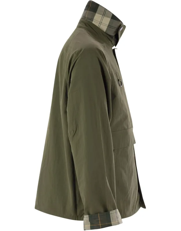 Lightweight Jacket With Tartan Lining