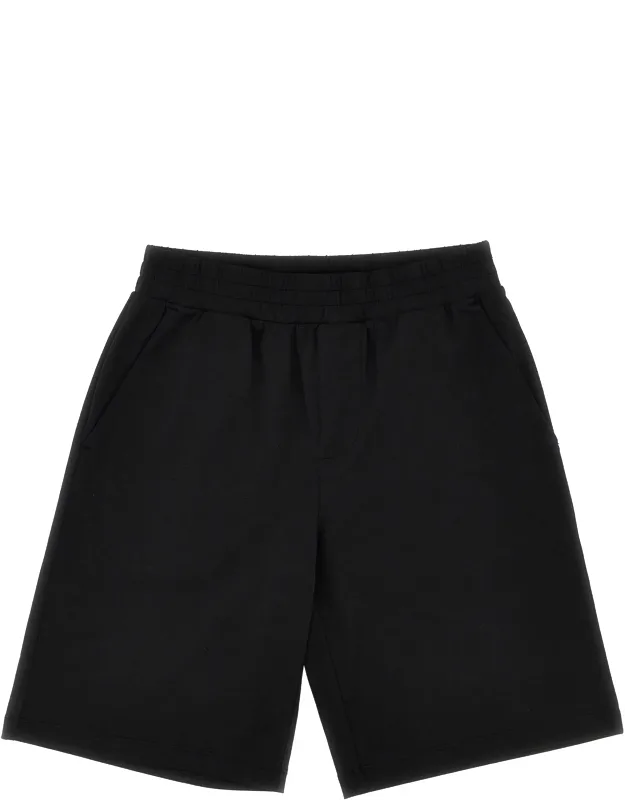 Logo Patch Bermuda Shorts