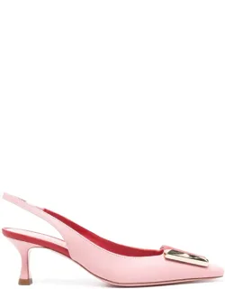 Sandals With Elasticated Slingback Strap