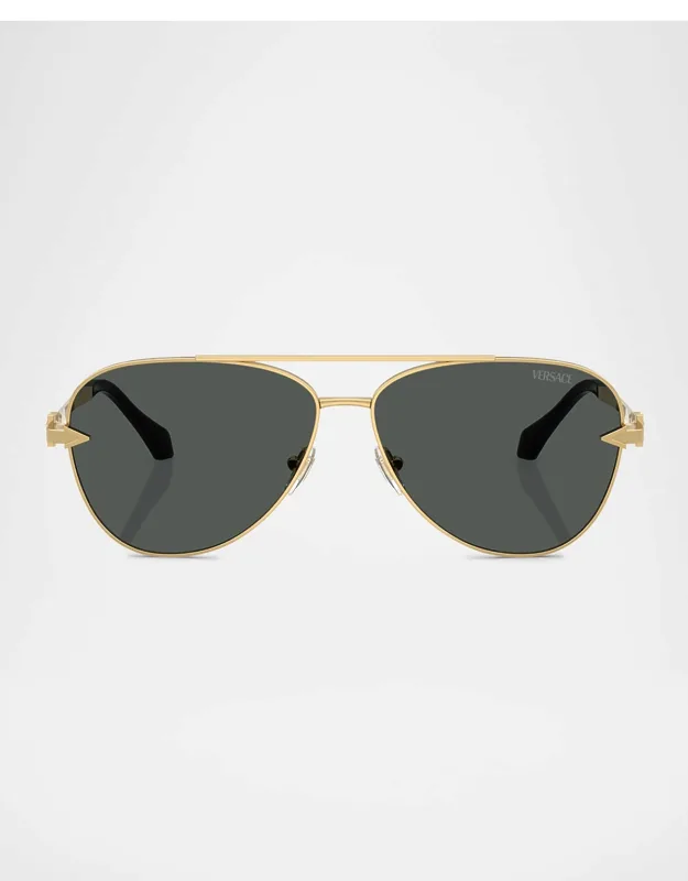 Aviator Sunglasses Metal 100% Uva/uvb Protection