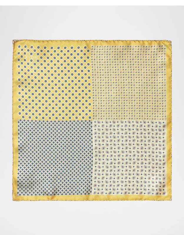 Four-sided Silk Pocket Square