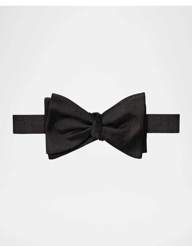 Textured Silk Bow Tie