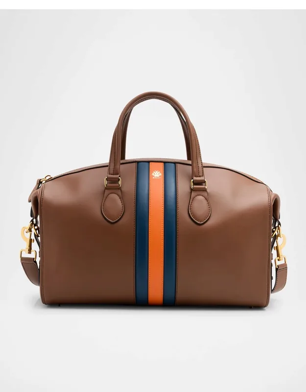 Beckett Leather Weekender Duffel Bag