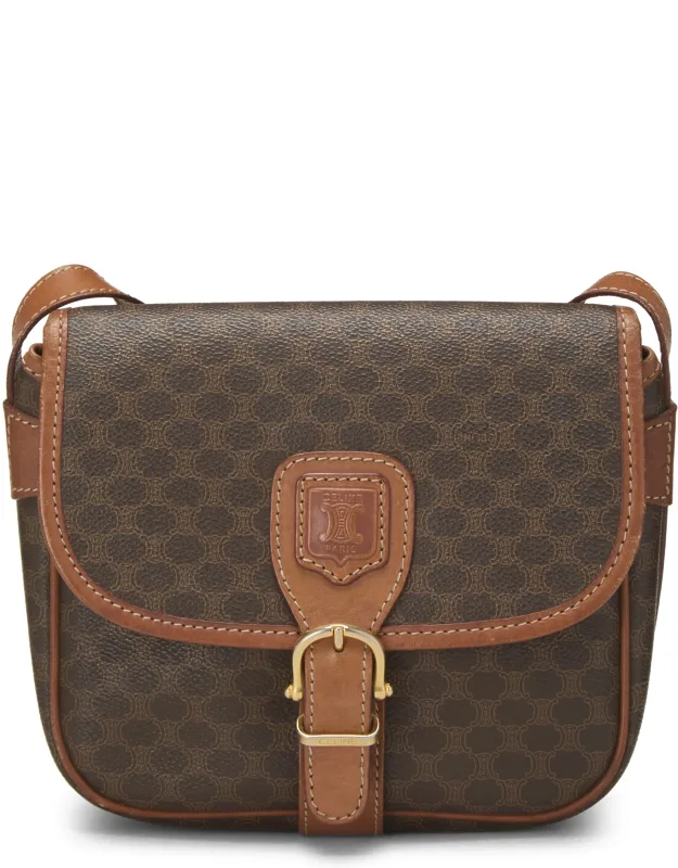 Coated Canvas Macadam Shoulder Bag