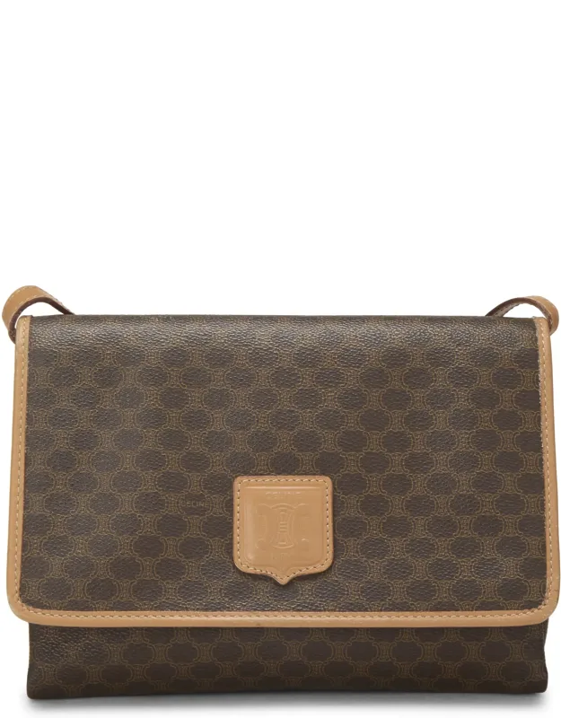 Coated Canvas Macadam Shoulder Bag