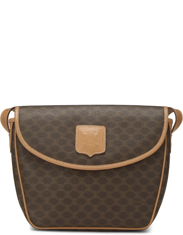 Coated Canvas Macadam Shoulder Bag