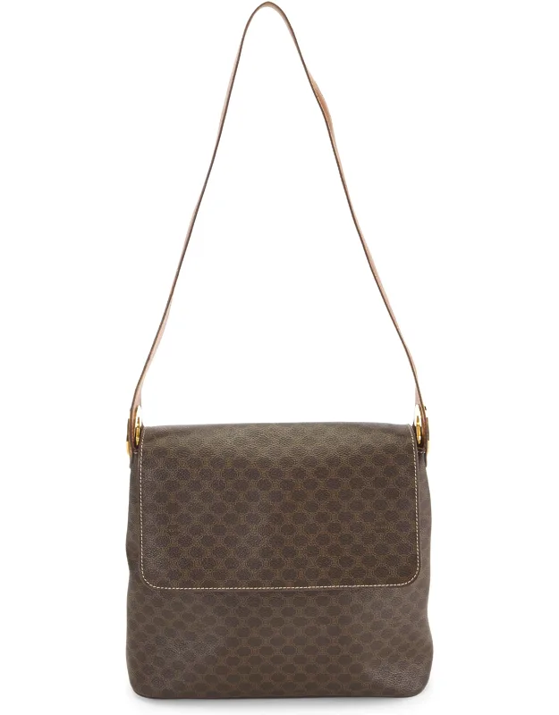 Coated Canvas Macadam Shoulder Bag