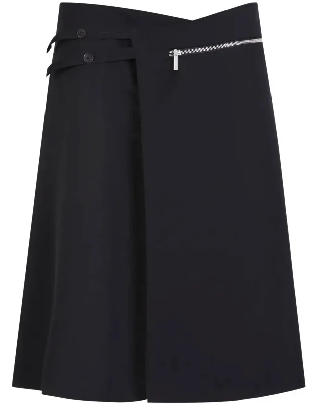 Sapio Trousers Asymmetrical Wrap Design