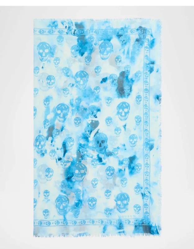 Bleached Classic Skull Scarf
