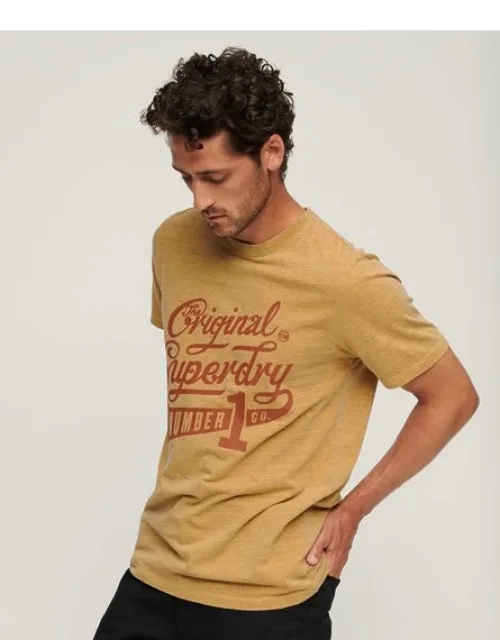 College Scripted Graphic T-shirt