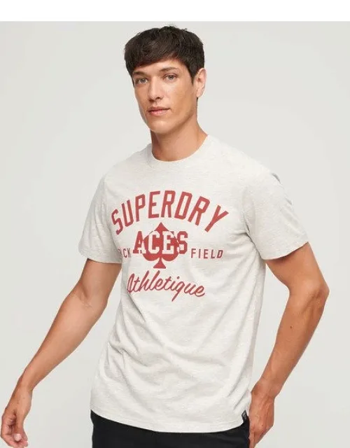 Superdry Athletic College Graphic T-shirt With Relaxed Fit And Crew Neck