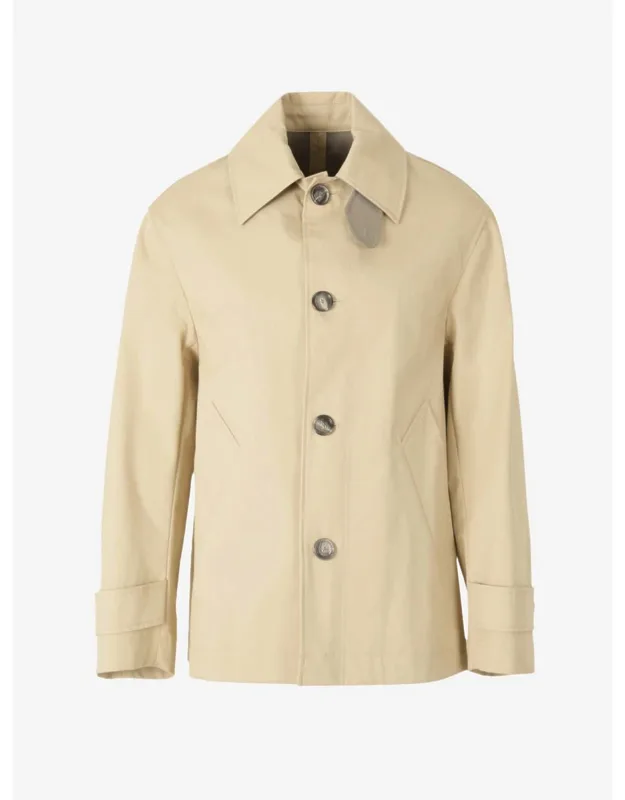 Technical Buttoned Trench Coat