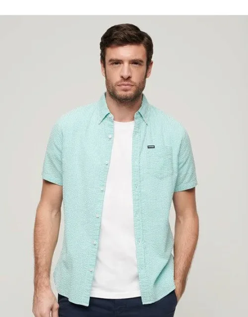 Seersucker Short Sleeve Shirt