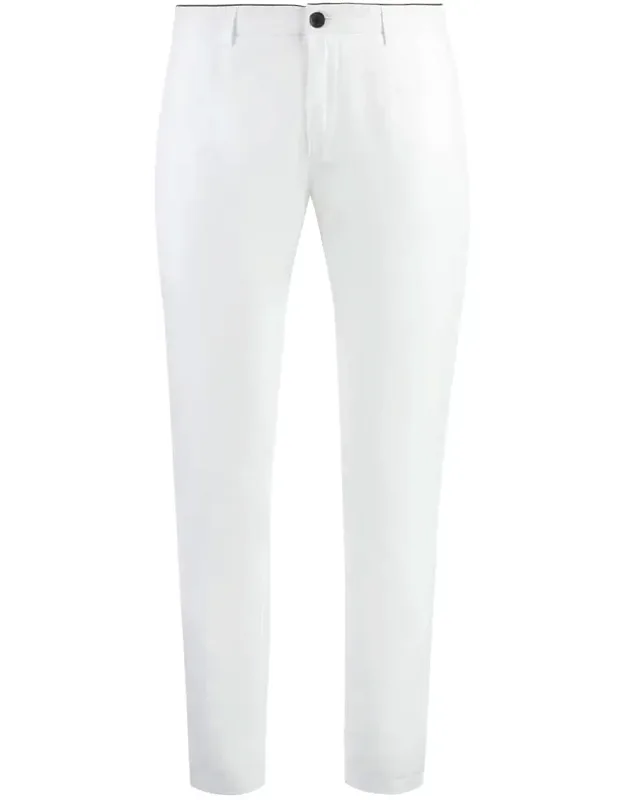 Chino Pants With Side Pockets And Back Flap Pockets