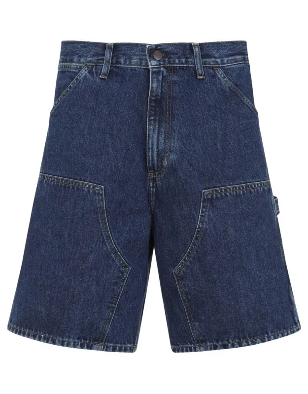 Double Knee Denim Shorts