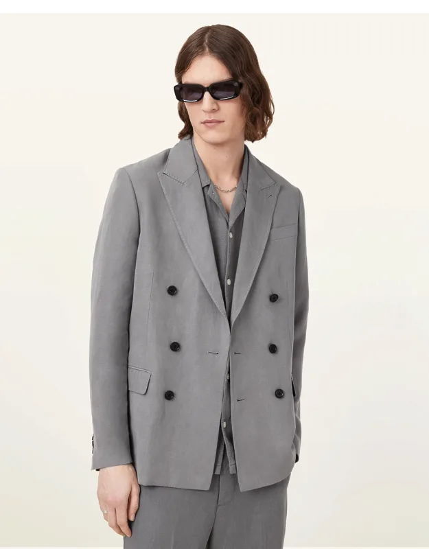 Orpheus Double Breasted Relaxed Blazer