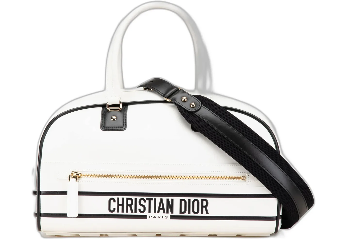 Medium Leather Bowling Bag