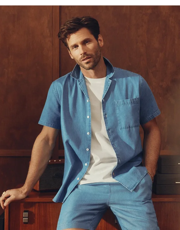 Kervin Lightweight Denim Woven Shirt