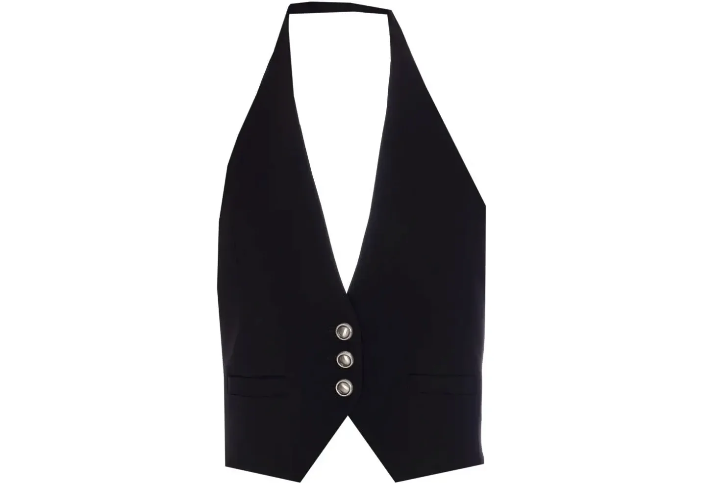 Jacket Frontal Buttons Closure Open On The Back