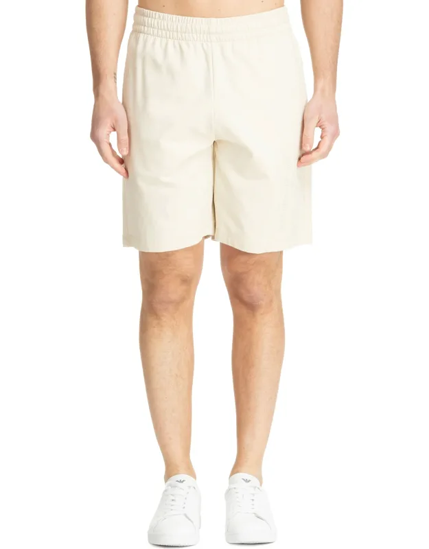 Track Shorts With Elasticised Waist And Pockets