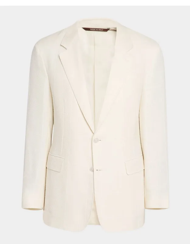 Textured Windowpane Sport Coat