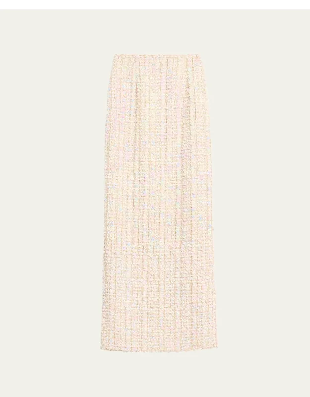 Tweed Maxi Skirt