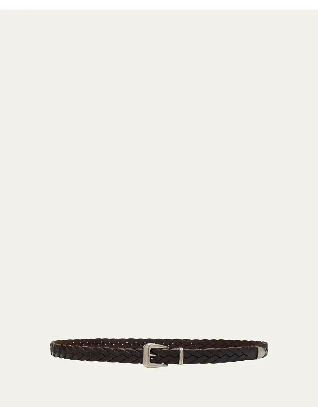 Braided Calfskin Belt