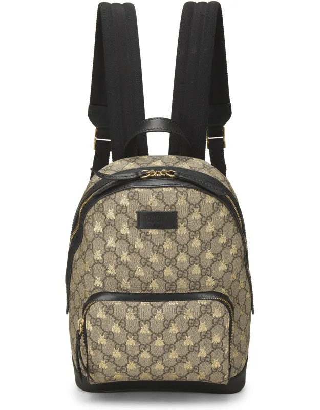 Original Gg Supreme Canvas Bee Backpack