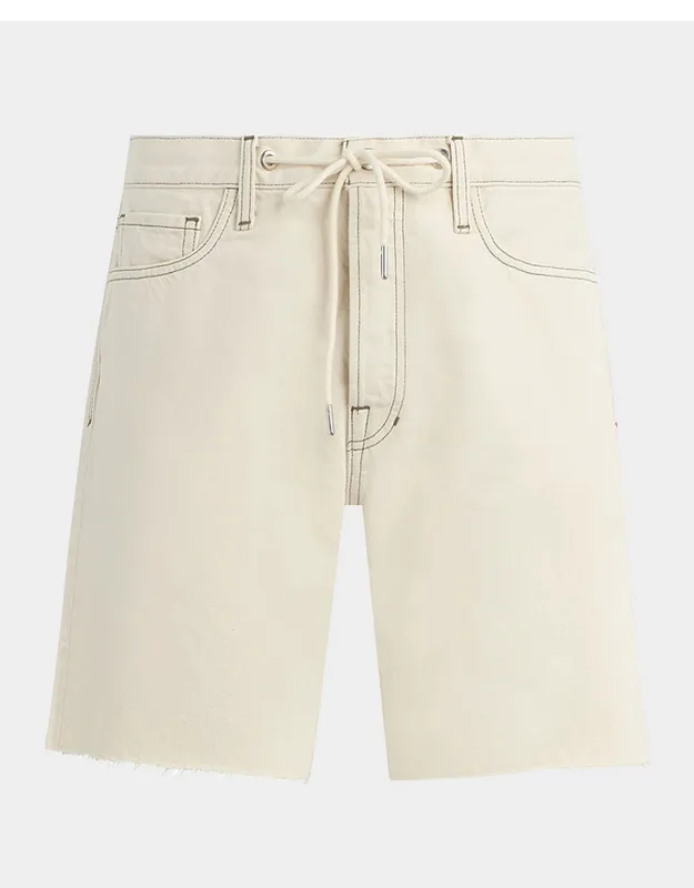 Denim Raw-hem Shorts
