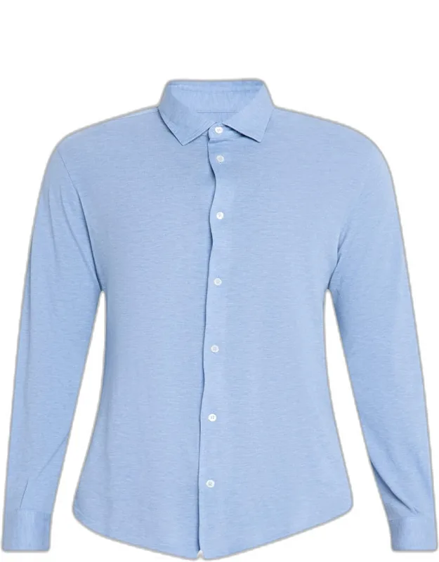 Heathered Pique Sport Shirt