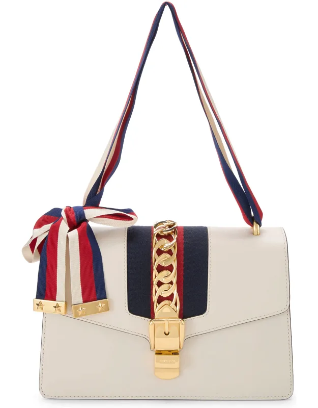 Leather Sylvie Shoulder Bag