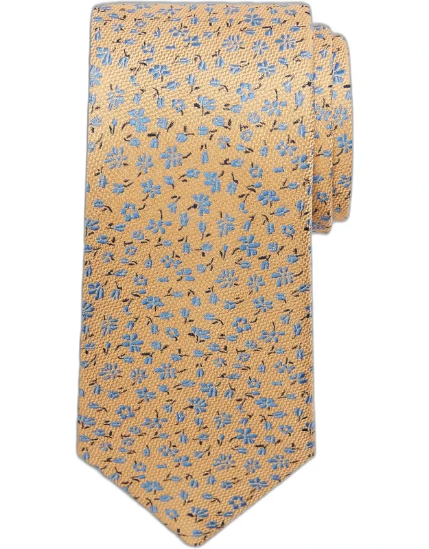 _flower Tie, Luxurious Silk Fabric_