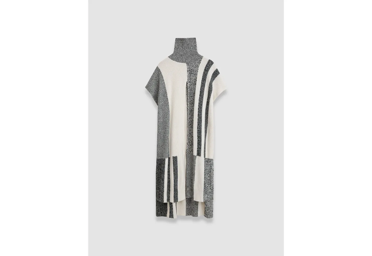 Bold Stripes Poncho