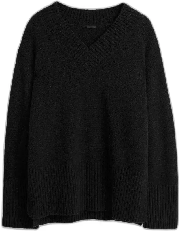 Luxe Cashmere V Neck Sweater