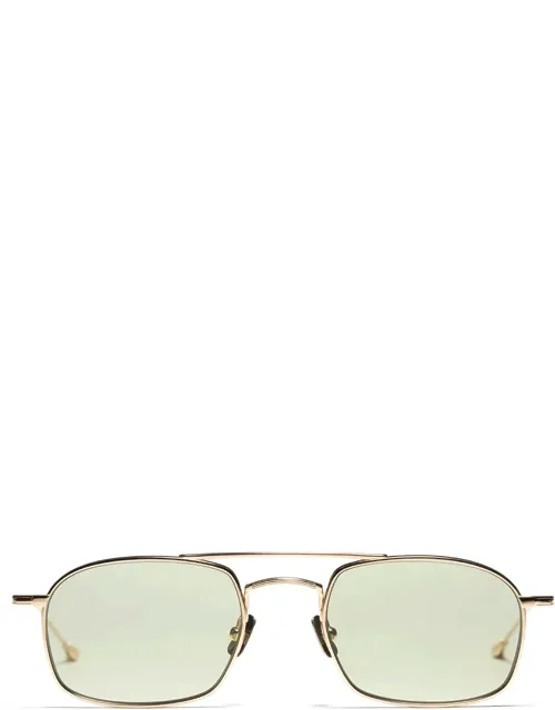 Tt9 Mini Machine - Gold Graphite Elegant Titanium Aviator Sunglasses With 100% Uv Protection