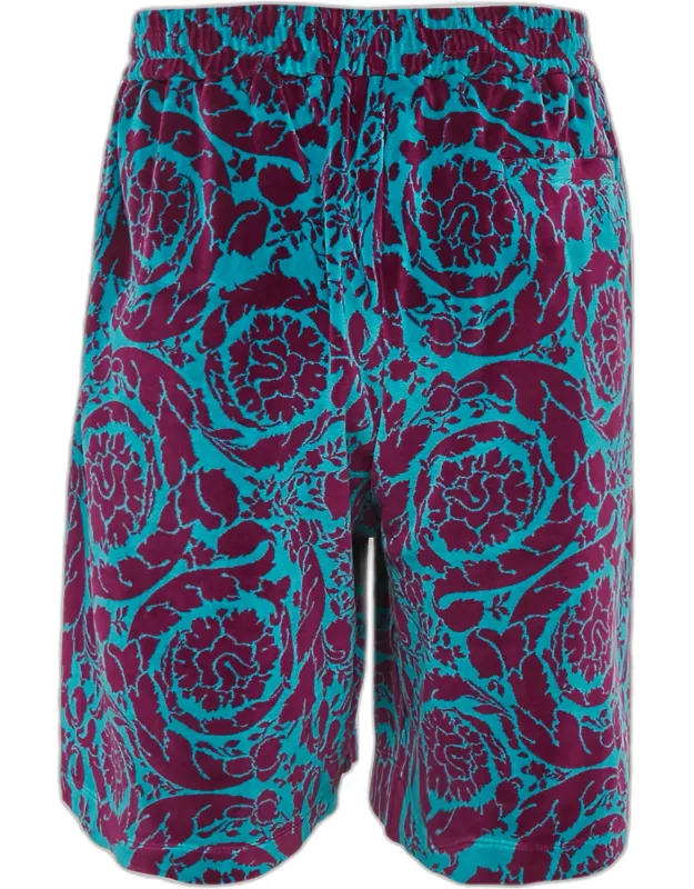 Baroque Jacquard Velvet Shorts
