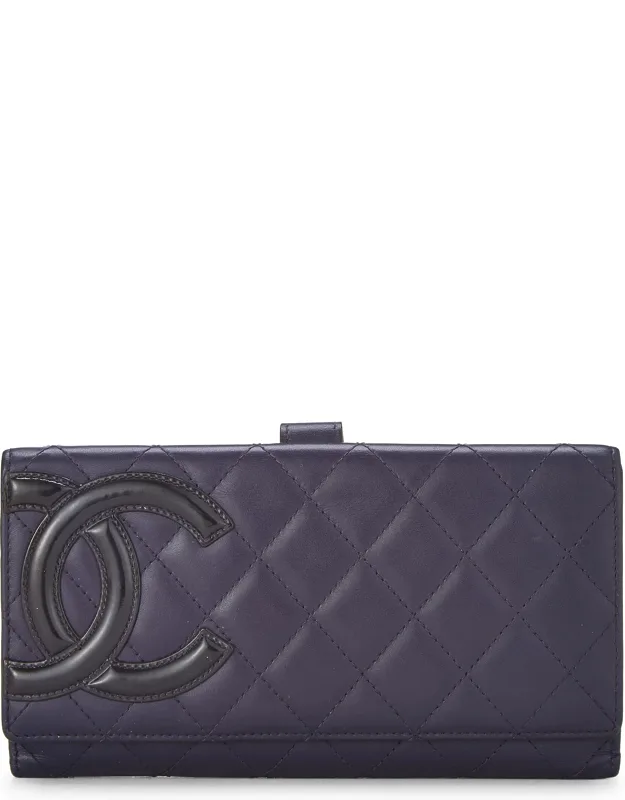 Quilted Calfskin Cambon Wallet