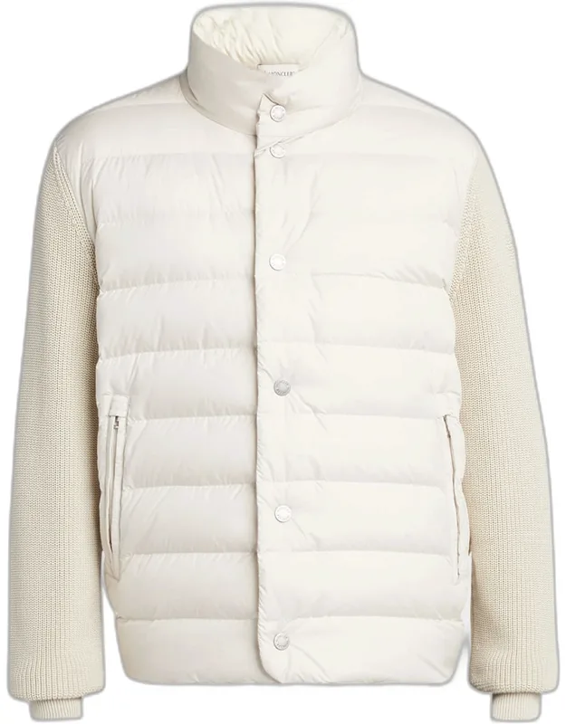 Down Knit Combo Jacket