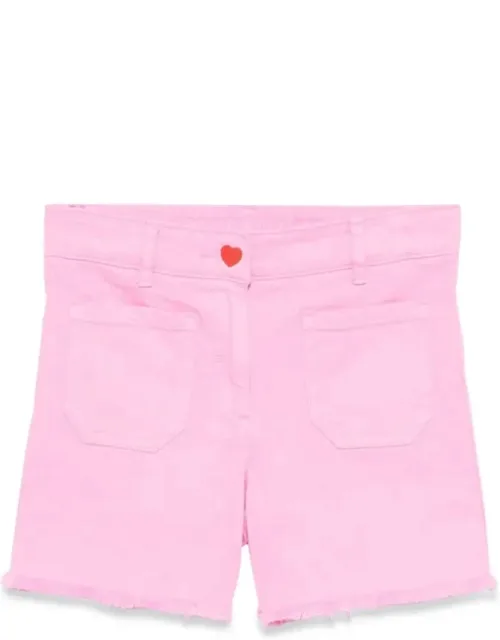 Fabric Bermuda Shorts - 98% Cotton, 2% Elastane
