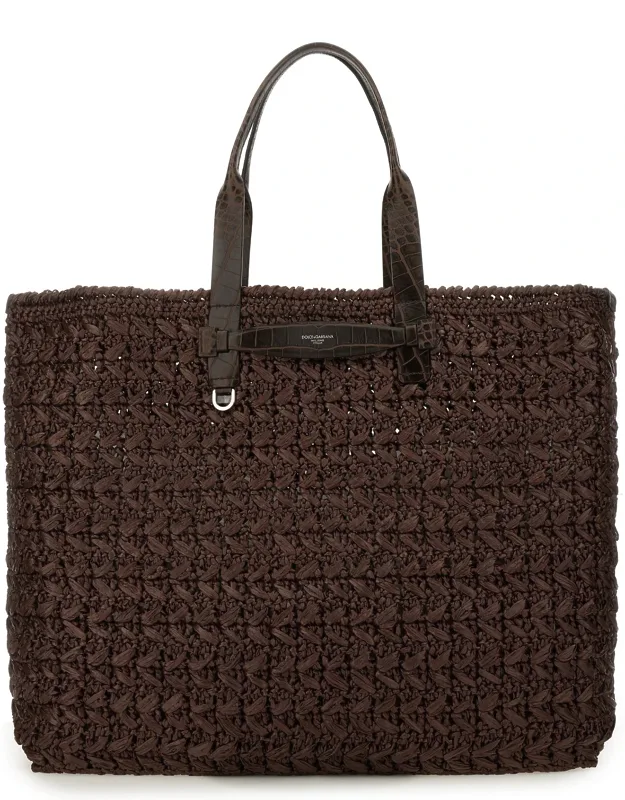 Woven Mesh Shopping Bag