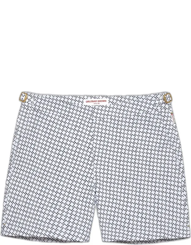 Bulldog Jacquard Swim Shorts