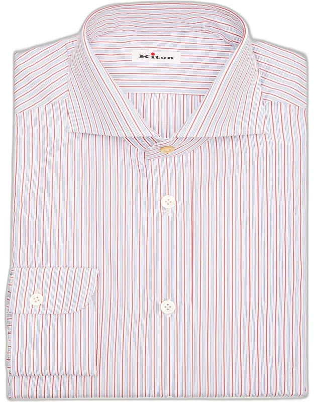 Cotton Multi-stripe Sport Shirt
