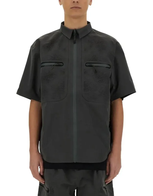 Laser Cut Short Sleeve Shirt