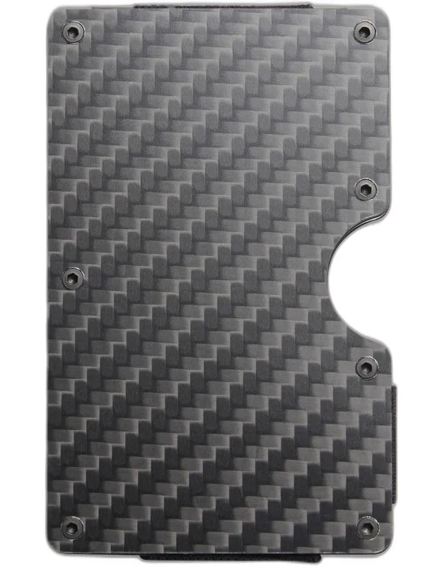 Minimalist Carbon Fiber & Aluminum Wallet