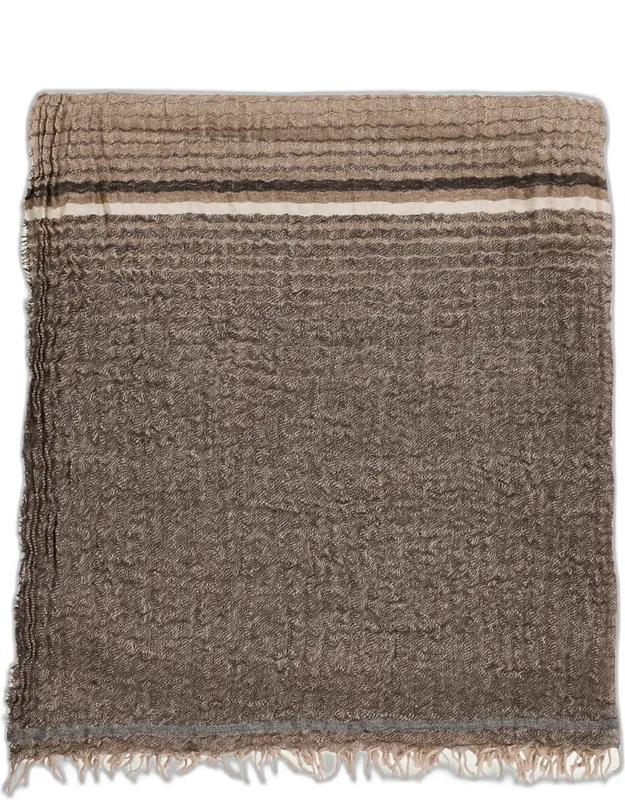 Cashmere And Silk Tumble-washed Scarf